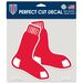 BOSTON RED SOX SOX DOUBLE SOX PERFECT CUT COLOR DECAL 8'' X 8''