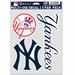 New York YANKEES  Fan Decals 3 Pack  5.5'' x 7.75''