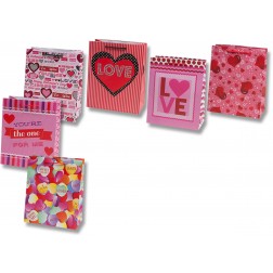 GIFT BAG - VALENTINE ASSORTMENT - LARGE - 10''x5.5''x13''