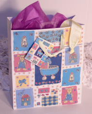 GIFT BAG - BABY - MEDIUM - 7''x4''x9''