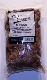 TISSUE SHREDS - BROWN - 2 OUNCE BAG