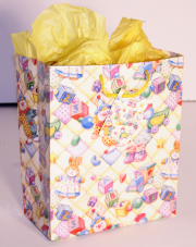 GIFT BAG - BABY - SMALL - 6'' x 4'' x 2''