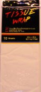 TISSUE PAPER  RESALE PACK - FRENCH VANILLA - 10 SHEETS/PACK