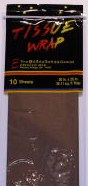 TISSUE RESALE PACK - BROWN - 10 SH/PK