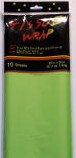 Tissue PAPER Resale Pack - NEON GREEN - 10SH/PK