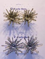 GIFT BOWS - FIREWORKS 4 assorted colors- 2 PK