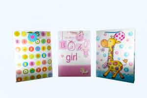 GIFT BAGS - ASSORTED BABY - EX.LARGE