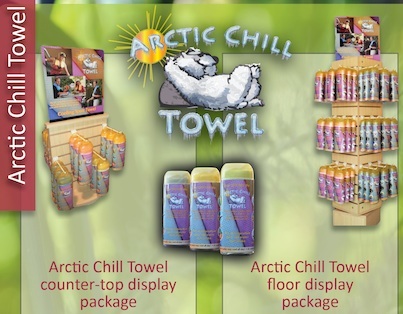 Arctic Chill TOWEL (with free Floor Display)