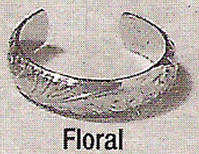 Toe Ring STERLING SILVER (Floral)