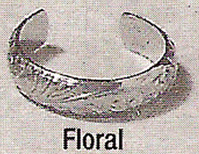 Toe Ring Sterling Silver (Floral)