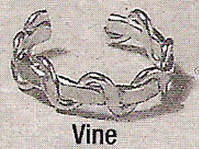 Toe Ring 12-Karat Gold (Vine)