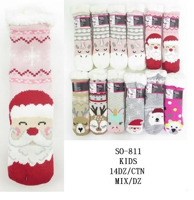 kids size CHRISTMAS Socks winter