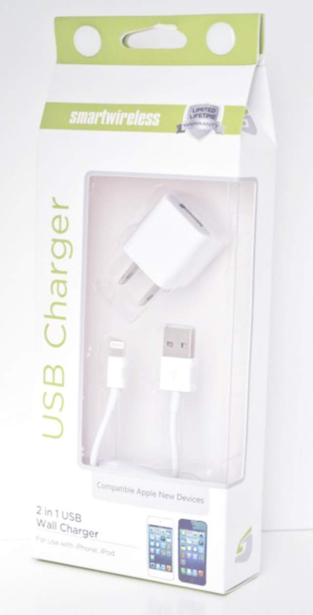 2 in 1 home charger Compatible with iPHONE 5