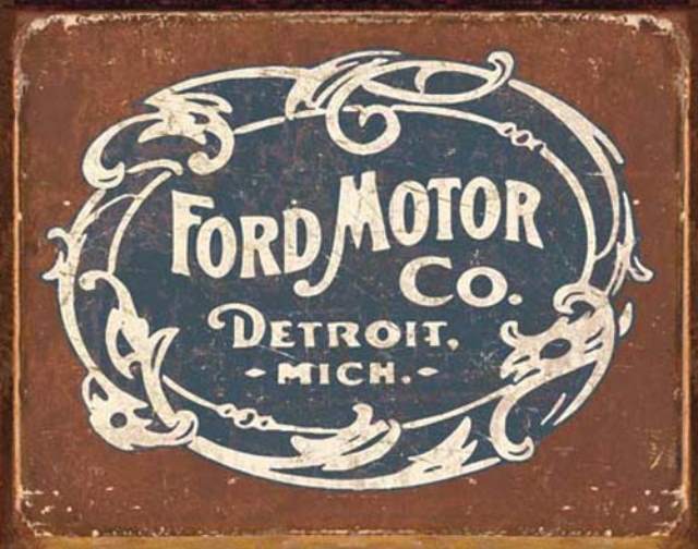 Ford Historic Logo SIGN