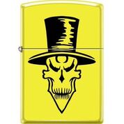 Custom Design Skull in HAT Neon yellow