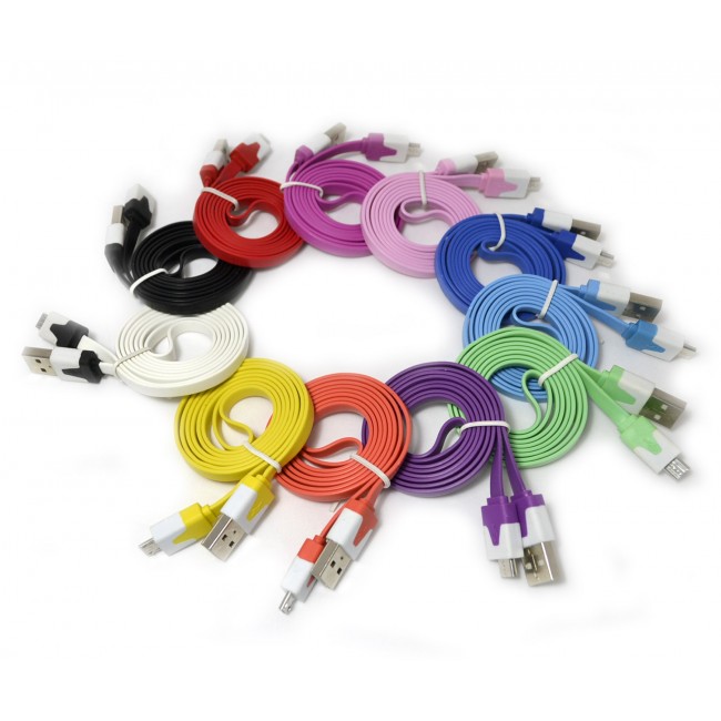 BULK- USB Sync & Data Cable- Micro/Android PHONEs 10pc