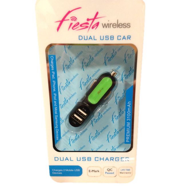 Fiesta Dual USB Charger