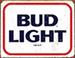 Bud Light Retro Logo TIN Metal SIGN