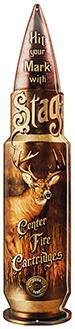 Hit Your Mark with Stag Center Fire Cartridges DeSIGN Die Cut TIN