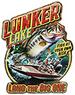 Lunker Lake Fish At Your Own Risk DeSIGN Die Cut Tin SIGN - Land