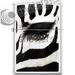 Custom Design Zebra Eye white matte