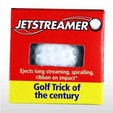 Jet Streamer  GOLF BALL - funny prank gag joke - with streamers!