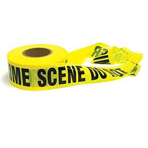 CRIME SCENE - DO NOT CROSS - barricade TAPE practical joke prop