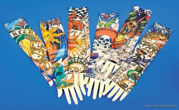 VINTAGE TEMPORALLY TATTOO SLEEVES ( 1 Dozen )