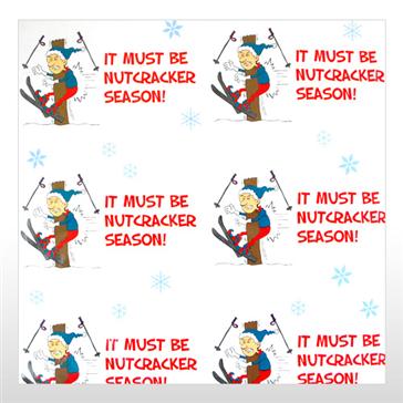It must be a NUTCRACKER SEASON - HOLIDAY wrapping paper