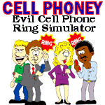 CELL PHONE PHONEy - 6 Common Ringtones! - KeyChain