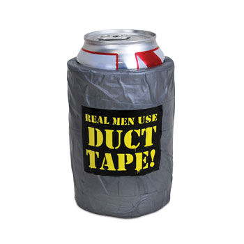 Real Men Use Duct TAPE '' Beer & Bottle - Cooler Koosie