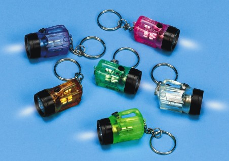 Awesome Bright FLASHLIGHT Keychains -- by the dozen