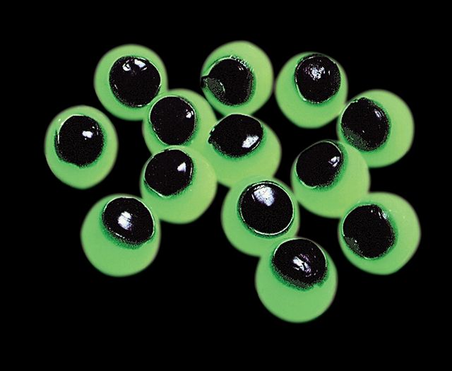 Spooky Glow in the Dark Sticky Eyes!  HALLOWEEN & Gothic looking!