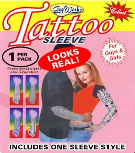 TATTOO  T SHIRT Sleeve Temporary Tattoo Nylon Sleeves