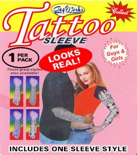 TATTOO  T Shirt Sleeve Temporary TATTOO Nylon Sleeves