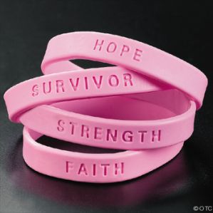 PINK BREAST CANCER AWARNESS BRACELETS