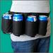 Redneck 6 Pack Beer & Soda Can Holster Belt - BLACK