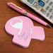 12 sticky POST-IT NOTE pads - Breast Cancer Awareness