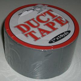 ROLL OF SILVER DUCT TAPE