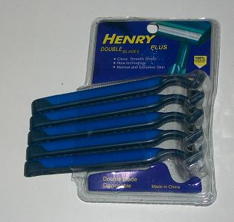 5PC DOUBLE BLADED RAZORS