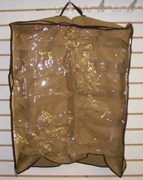 HANGING ZIP UP SHOE BAG