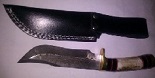10'' Damascus Steel Hunting KNIFE Stage Handle