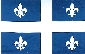 3X5 QEBEC FLAGS