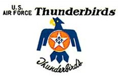 3X5 Airforce Thunder Birds FLAGS