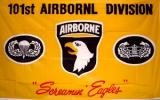 3X5 101ST Airborne Screamin EAGLEs FLAGS
