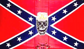 3X5 Rebel Skull 13 FLAGS