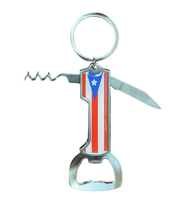 PUERTO RICO MULTI TOOL KEYCHAIN