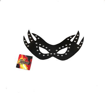 LEATHER Mask.  BLACK