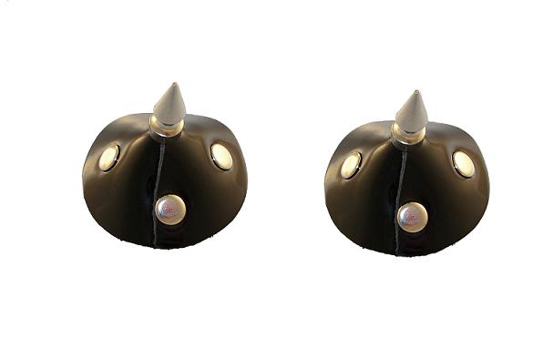Patent LEATHER Round Rivets & 1'' Spike Cntr