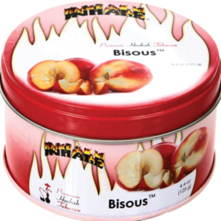 INHALE HOOKAH TOBACCO BISOUS  FLAVOR 125GRAM TIN